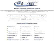 Tablet Screenshot of annuaire.eplayaz.com